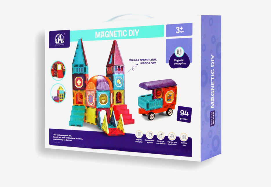 94 Pcs Blocks Set Magnetic DIY 94 Pcs Blocks Set Magnetic DIY