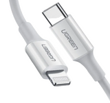 UGREEN Lightning To Type-C 2.0 Male Cable  White (1M)
