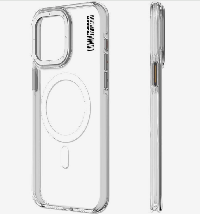 YOUNGKIT CRYSTAL SHIELD MAGSAFE PROTECIVE CASE FOR IP15 PRO - CLEAR YOUNGKIT CRYSTAL SHIELD MAGSAFE PROTECIVE CASE FOR IP15 PRO - CLEAR