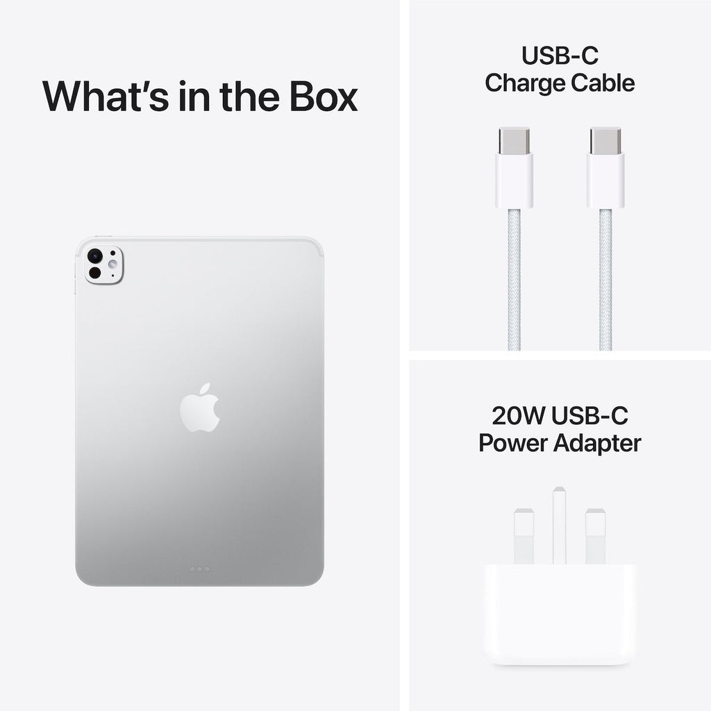 Apple iPad Pro WiFi (2025) , 11 inch , M5 chip - Silver Apple iPad Pro WiFi (2025) , 11 inch , M5 chip - Silver