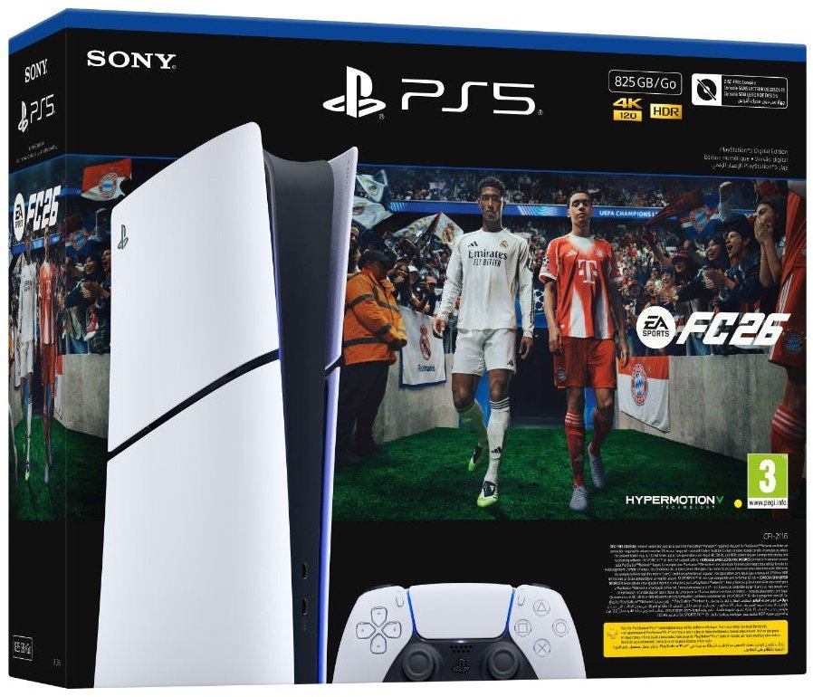 Sony PS5 Console EA FC26 Digital Bundle Sony PS5 Console EA FC26 Digital Bundle
