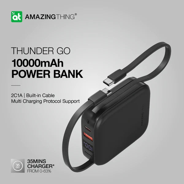 AMAZING THING THUNDER GO 10000mAh POWER BANK AMAZING THING THUNDER GO 10000mAh POWER BANK
