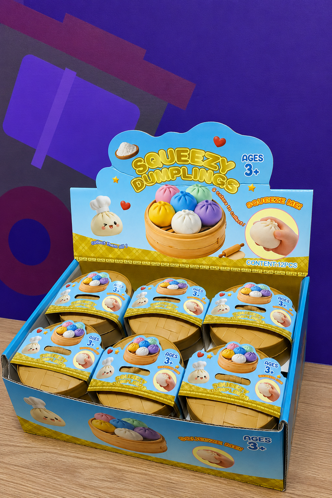 Squeezy Bun Large emoji 4-color Squeezy Dumplings Squeezy Bun Large emoji 4-color Squeezy Dumplings