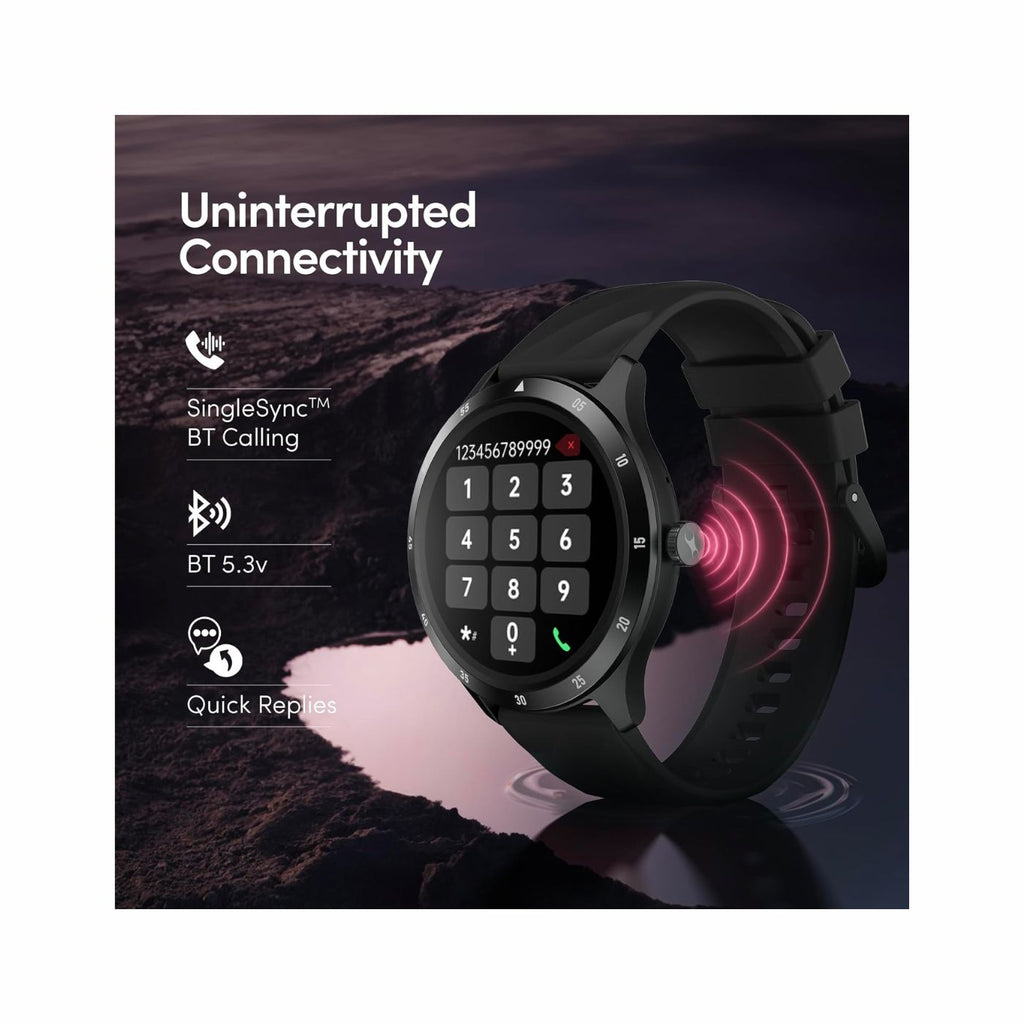 Titan Fastrack Jupiter Flex Smart Watch - Black Titan Fastrack Jupiter Flex Smart Watch - Black