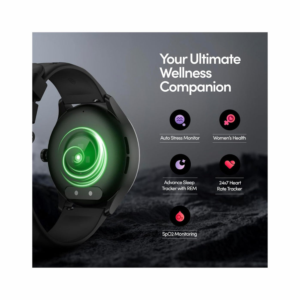 Titan Fastrack Jupiter Flex Smart Watch - Black Titan Fastrack Jupiter Flex Smart Watch - Black