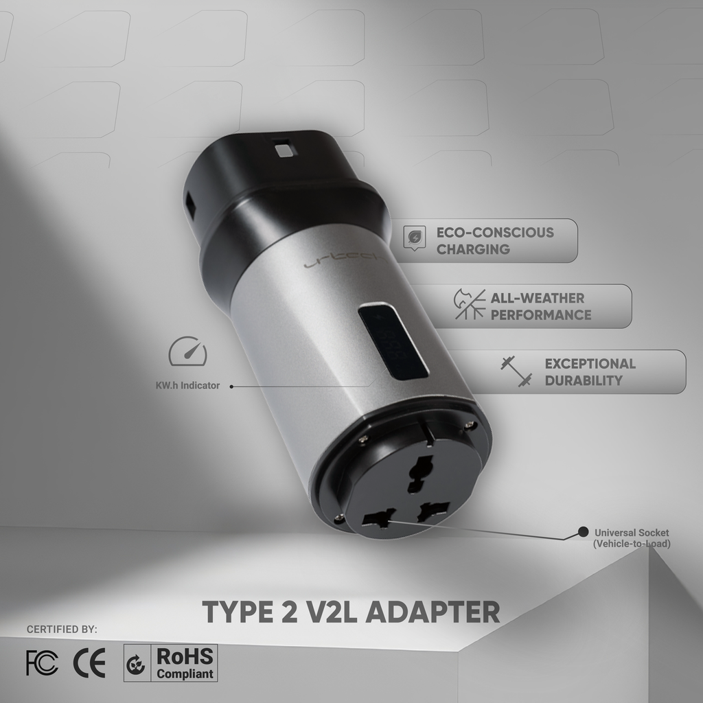 UrTech Type 2 V2L Adapter Transform Your EV Into a 3.6kW Mobile Power Station UrTech Type 2 V2L Adapter Transform Your EV Into a 3.6kW Mobile Power Station