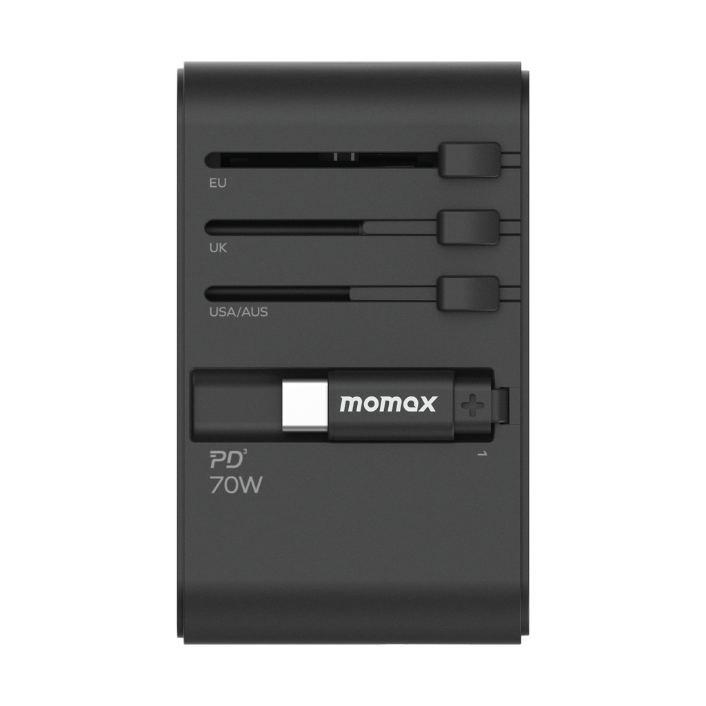 Momax 1-World+ 3-Ports Travel Charger Momax 1-World+ 3-Ports Travel Charger