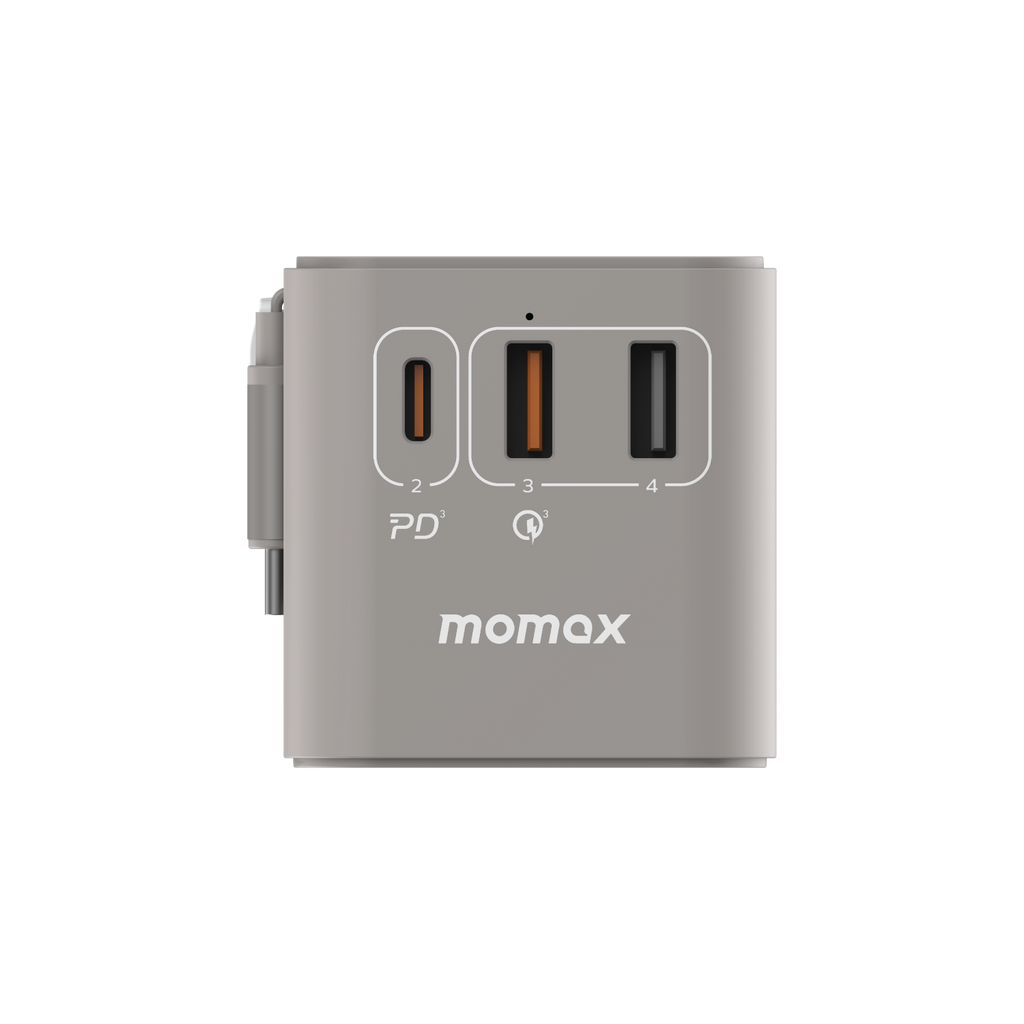 Momax 1-World+ 3-Ports Travel Charger Momax 1-World+ 3-Ports Travel Charger