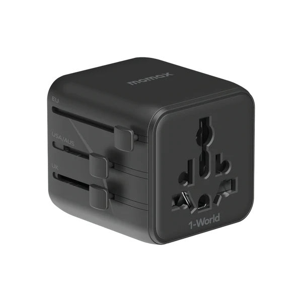 MOMAX 1-WORLD 20W TRAVEL ADAPTOR