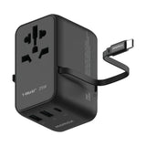 MOMAX 1-WORLD 25W 3 PORT TRAVEL ADAPTOR