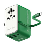 MOMAX 1-WORLD 25W 3 PORT TRAVEL ADAPTOR