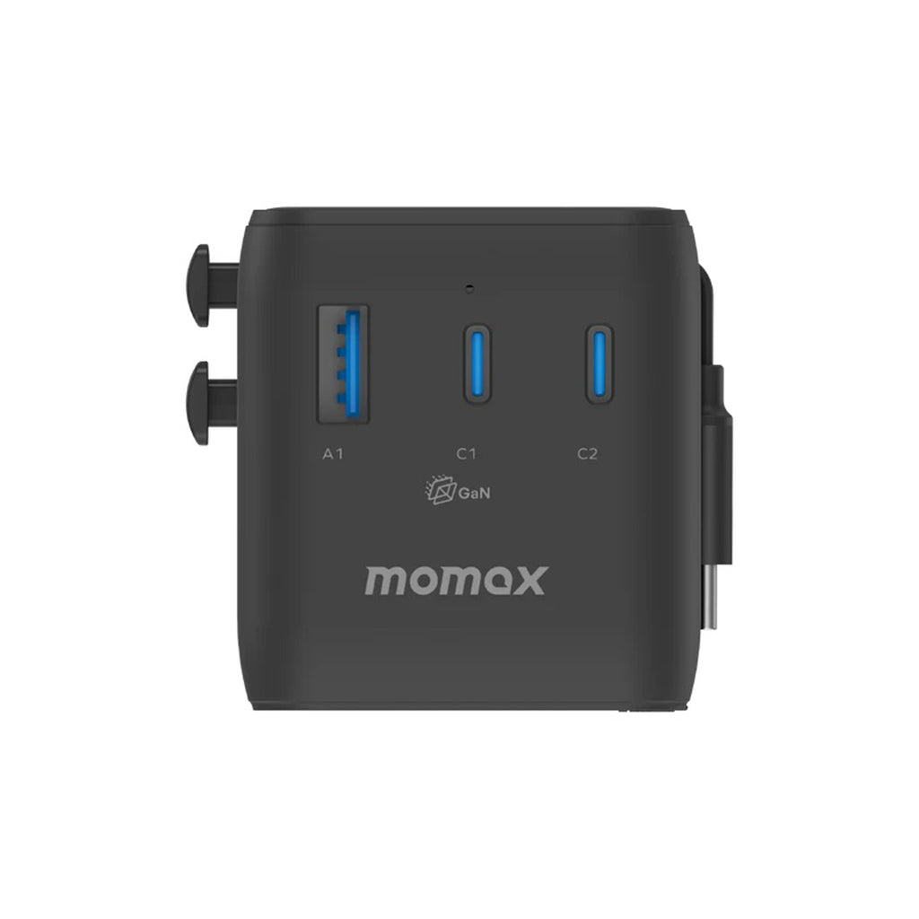 MOMAX 1-wORLD2+ 100W 4 PORT Dual AC Travel Adapter MOMAX 1-wORLD2+ 100W 4 PORT Dual AC Travel Adapter