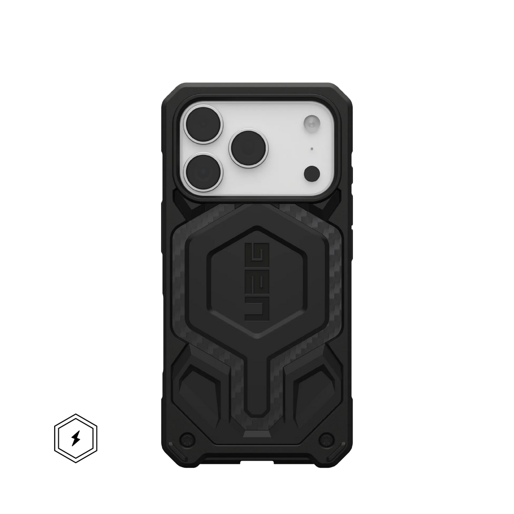 UAG MONARCH PRO FOR IPHONE 17 SERIES - CARBONFIBER BLACK