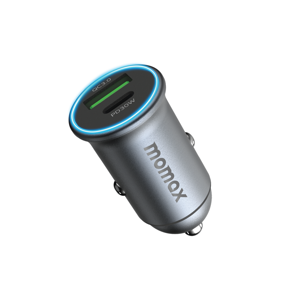 Momax MoVe Dual-Port Car Charger (30W)
