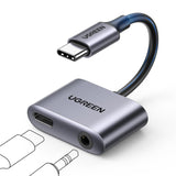 UGREEN 2-in-1 USB C Headphone & Charge Adapter