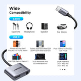 UGREEN 2-in-1 USB C Headphone & Charge Adapter