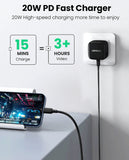 UGREEN USB-C 20W PD Charger (UK) Black