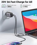 UGREEN USB-C 2.0 Male To USB-C 2.0 Male 3A Data Cable Black
