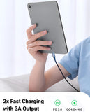 UGREEN USB-C 2.0 Male To USB-C 2.0 Male 3A Data Cable Black