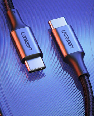 UGREEN Type C 2.0 Male To Type C 2.0 Male 5A Data Cable BLACK (2M) UGREEN Type C 2.0 Male To Type C 2.0 Male 5A Data Cable BLACK (2M)