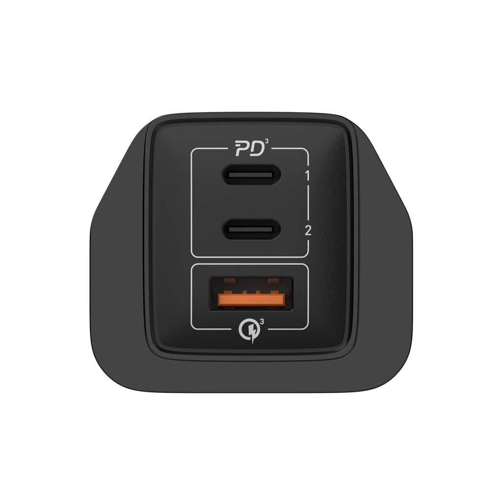 Momax OnePlug 3-Ports Charger (GaN 67W) Momax OnePlug 3-Ports Charger (GaN 67W)