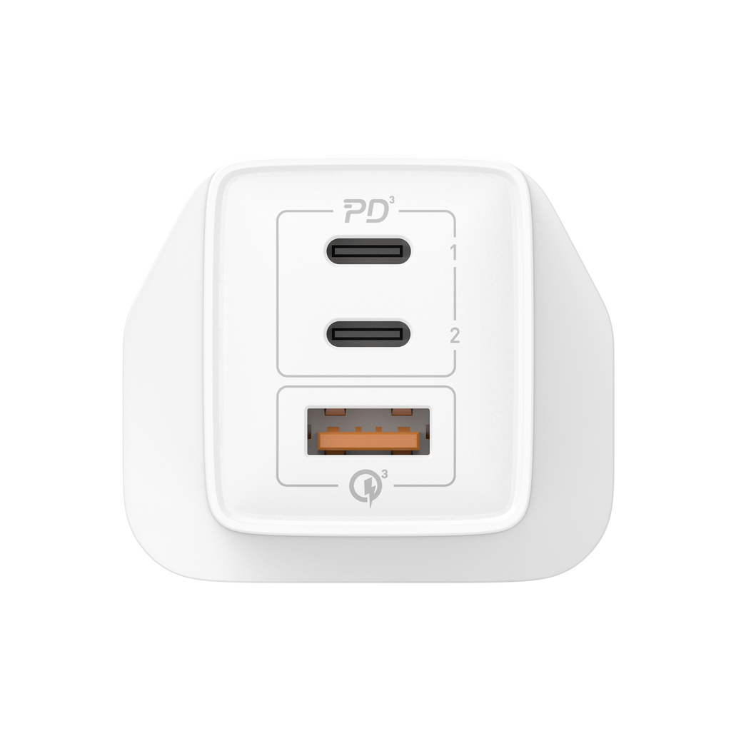 Momax OnePlug 3-Ports Charger (GaN 67W) Momax OnePlug 3-Ports Charger (GaN 67W)