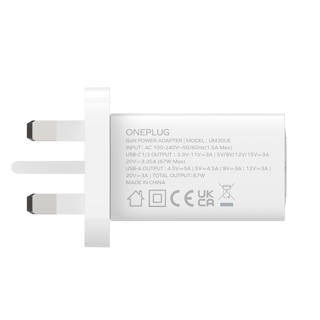 Momax OnePlug 3-Ports Charger (GaN 67W) Momax OnePlug 3-Ports Charger (GaN 67W)
