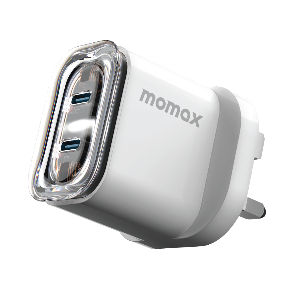 Momax 1-Charge Flow 2-Ports Charger (GaN 35W) Momax 1-Charge Flow 2-Ports Charger (GaN 35W)