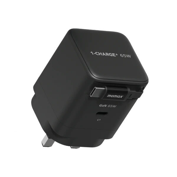 MOMAX 1-CHARGE 65W GAN 1 PORT CHARGER MOMAX 1-CHARGE 65W GAN 1 PORT CHARGER