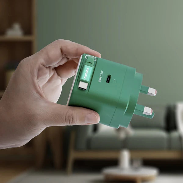 MOMAX 1-CHARGE 65W GAN 1 PORT CHARGER MOMAX 1-CHARGE 65W GAN 1 PORT CHARGER