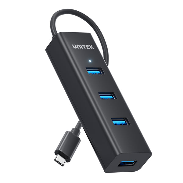Unitek USB 3.0 USB-C to 4xUSB-A Hub 5Gbps Black Unitek USB 3.0 USB-C to 4xUSB-A Hub 5Gbps Black