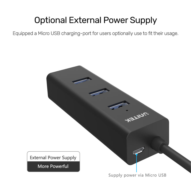 Unitek USB3.0 4-Port USB Hub Y-3089 Unitek USB3.0 4-Port USB Hub Y-3089