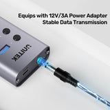 Unitek 10-in-1 USB-C 5 12V Power Adapter with 2-in-1 USB-C/USB-A Cable With BC1.2 Charging Function
