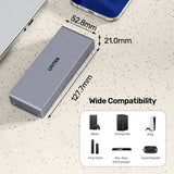 Unitek 4K HDMI Splitter 1 In 2 Out Space Grey 5V1A Power Adapter