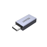 Unitek Type C 90deg Angle USB4 Male to Female Adapter (40Gbps/ PD 240W/ 8K 60Hz)