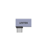 Unitek Type C 90deg Right Angle USB4 Male to Female Adapter (40Gbps/ PD 240W/ 8K 60Hz) Unitek Type C 90deg Angle USB4 Male to Female Adapter (40Gbps/ PD 240W/ 8K 60Hz)