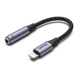 Unitek Lightning to  3.5mm Headphone Jack Adapter - Space Grey
