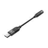 Unitek USB-C to 3.5mm Headphone Jack Adapter Black