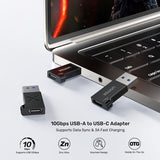 Unitek USB 3.2 USB A to USB-C Adapter 10Gbps Supports Data Sync & 3A Fast Charging