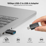 Unitek 10Gbps USB-C to USB-A Adapter Supports Data Sync & 2A Fast Charging