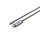 Unitek 1.8M USB-C To DP1.4 8K 60Hz Adapter Cable Space Grey