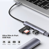 Unitek 4-in-1 Type C to USB Hub (USB3.0 + 3xUSB2.0) 5Gbps Space Gray