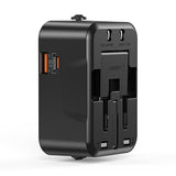 Unitek 20W Universal Travel Power Adapter with EU/UK/US/AU Plugs