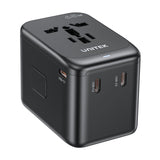 Unitek 65W Universal Travel Power Adapter  with EU/UK/US/AU Plugs
