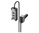 Unitek USB 60W 5 Port Car Charger Black