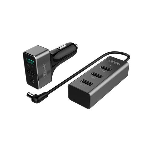 Unitek USB 60W 5 Port Car Charger Black Unitek USB 60W 5 Port Car Charger Black