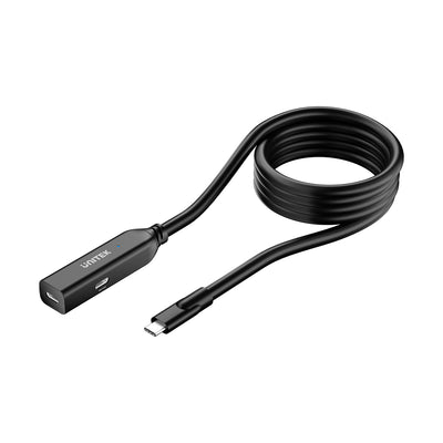 Unitek10Gbps USB-C Extension Cable with Built-in Signal Boosters 5 Meter Unitek10Gbps USB-C Extension Cable with Built-in Signal Boosters 5 Meter