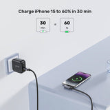 Unitek L-Shape USB-C M to M PD 100W Cable