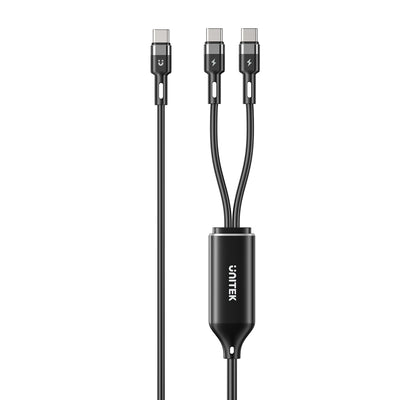 Unitek Type-C to Dual Type-C Charging Cable 100W Fast Charging