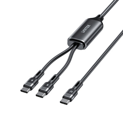 Unitek Type-C to Dual Type-C Charging Cable 100W Fast Charging Unitek Type-C to Dual Type-C Charging Cable 100W Fast Charging